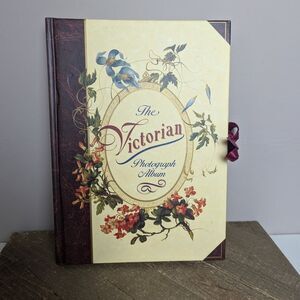 Vintage 90s "The Victorian Photograph Album" 8x11.5, Floral Illustrations, Cute